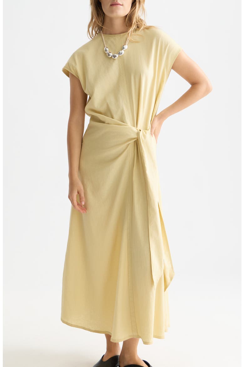 Relaxed Linen Blend Maxi Dress