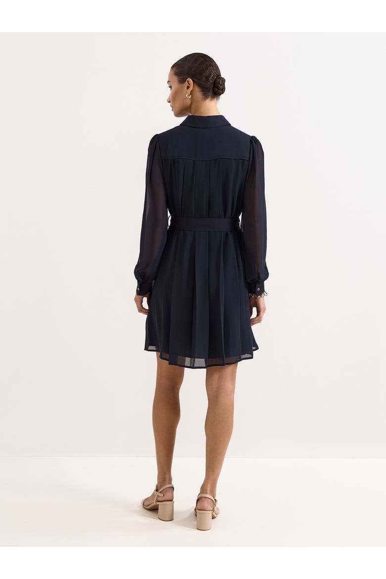 Lottie Zip Shirt Mini Dress