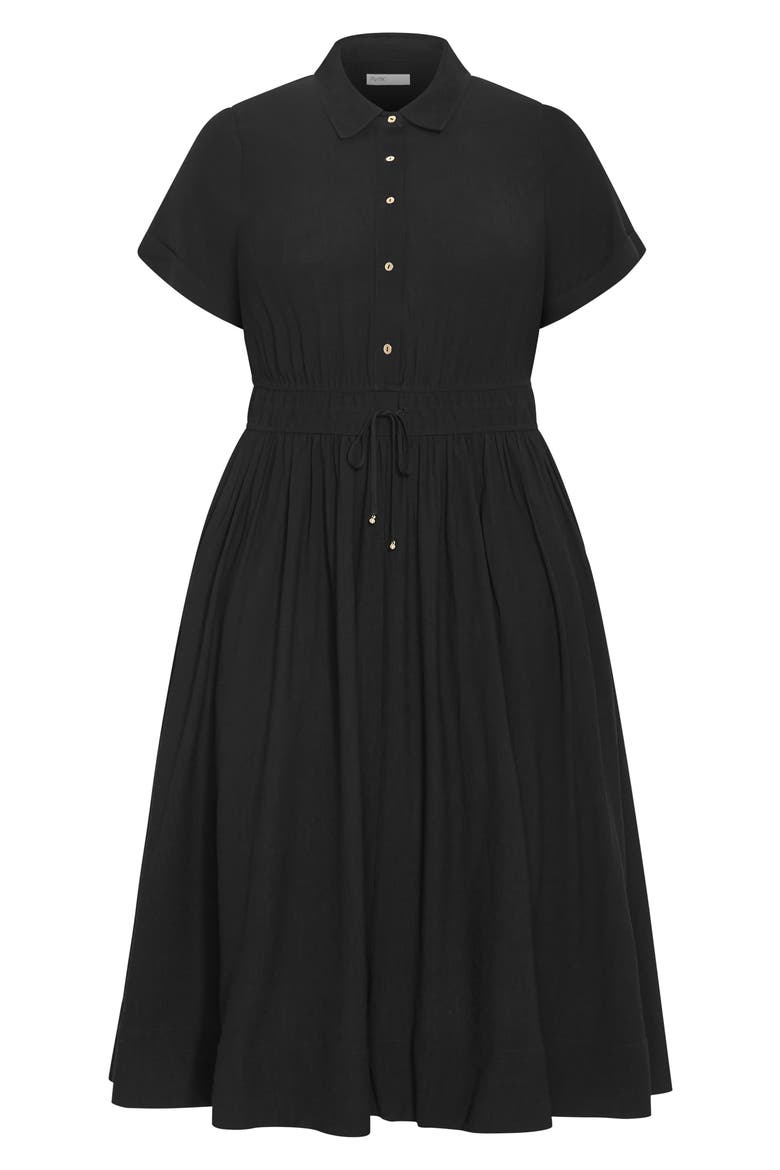 Aria Tie Waist Shirtdress