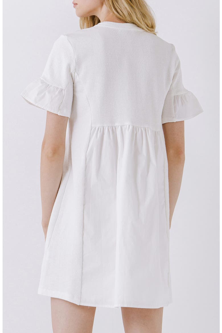 Solid Minidress