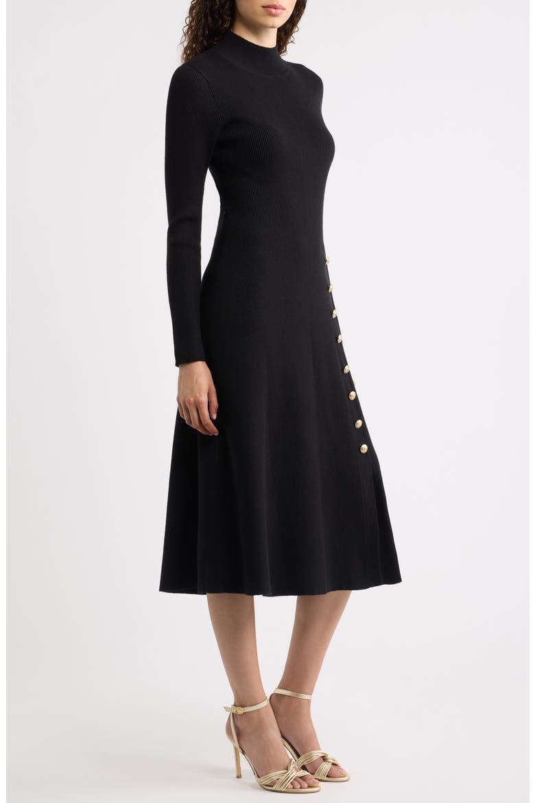 The Adhara Long Sleeve Sweater Dress