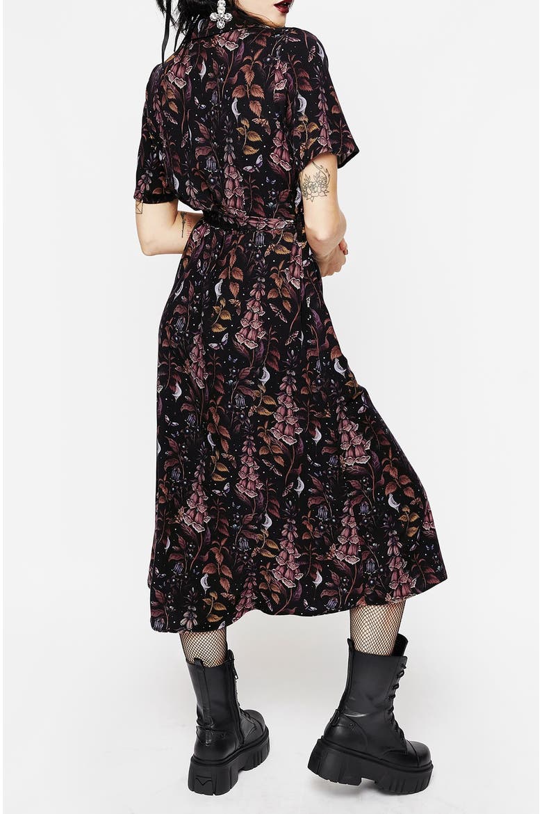Foxglove Midi Shirt Dress