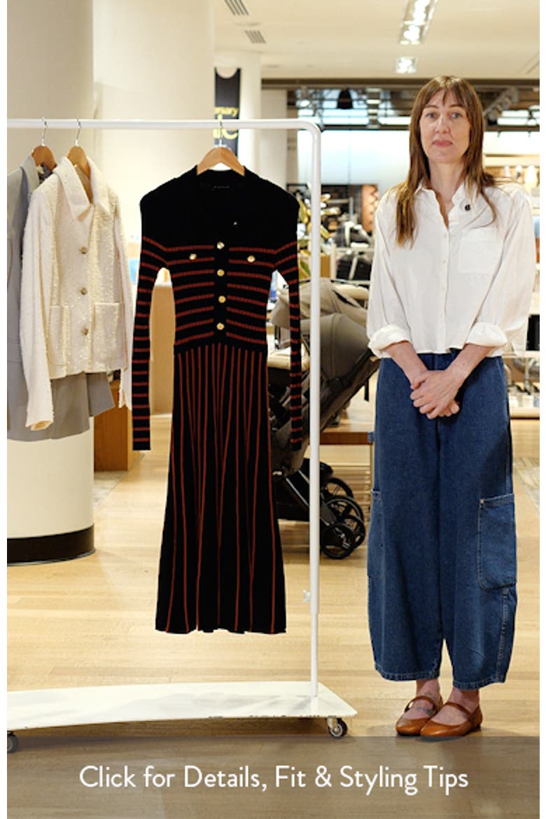 The Elodie Long Sleeve Rib Maxi Dress
