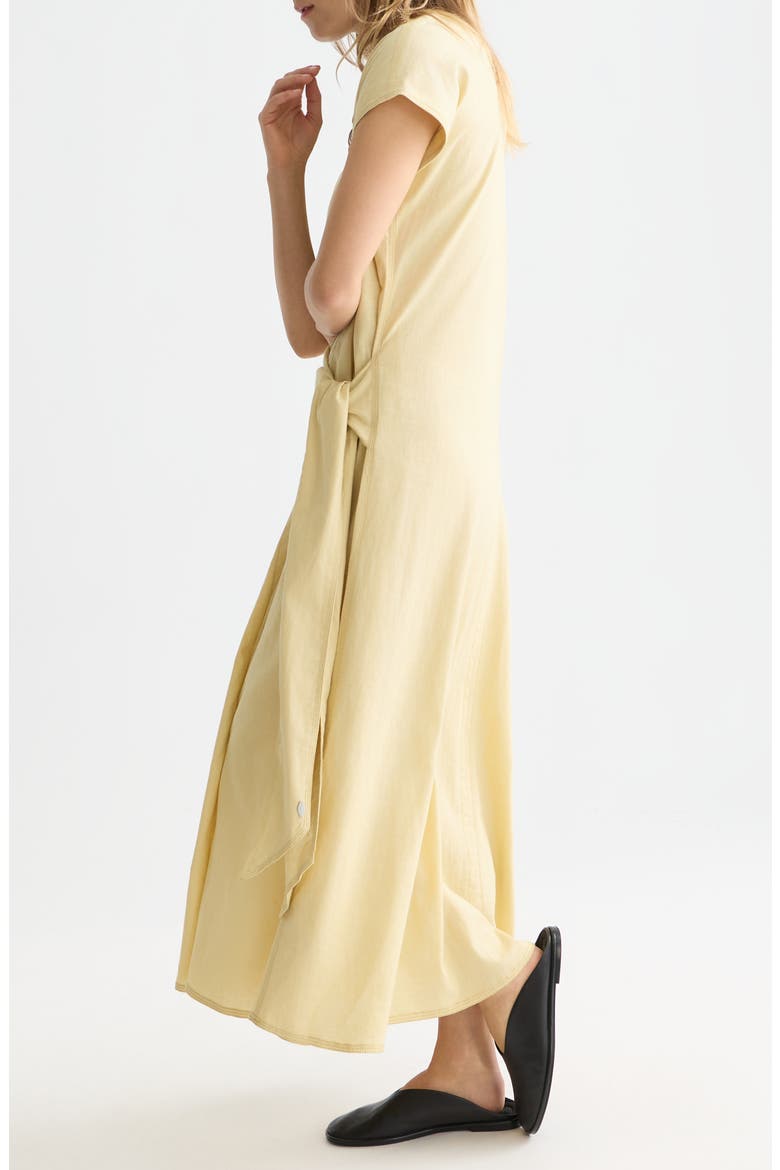 Relaxed Linen Blend Maxi Dress