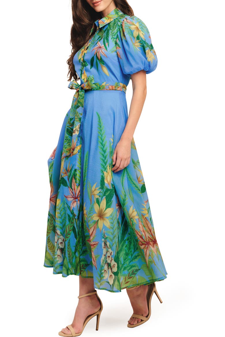 Floral Midi Shirtdress
