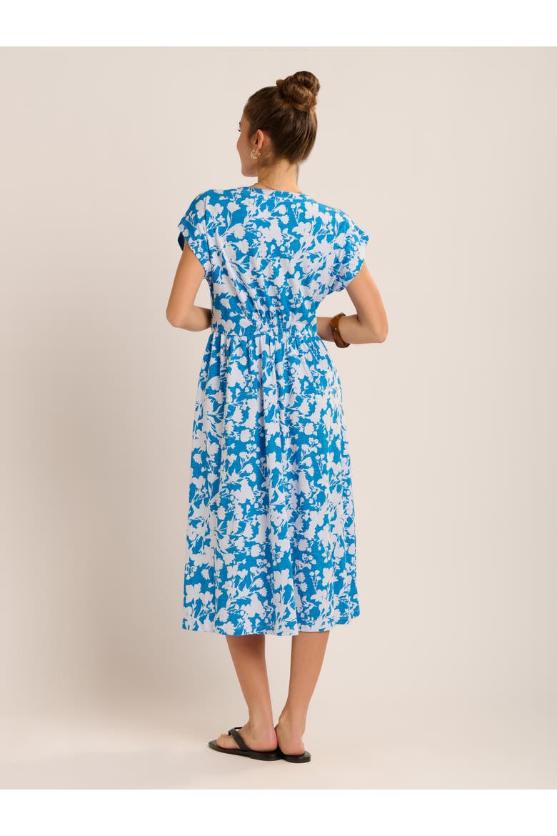 Ranieli Floral Print Midi Dress