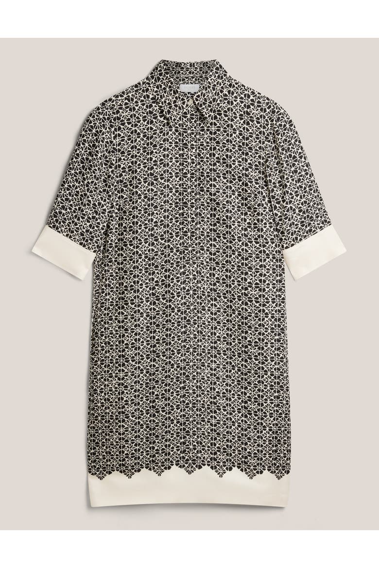 Marciella 3/4 Sleeve Printed Mini Dress
