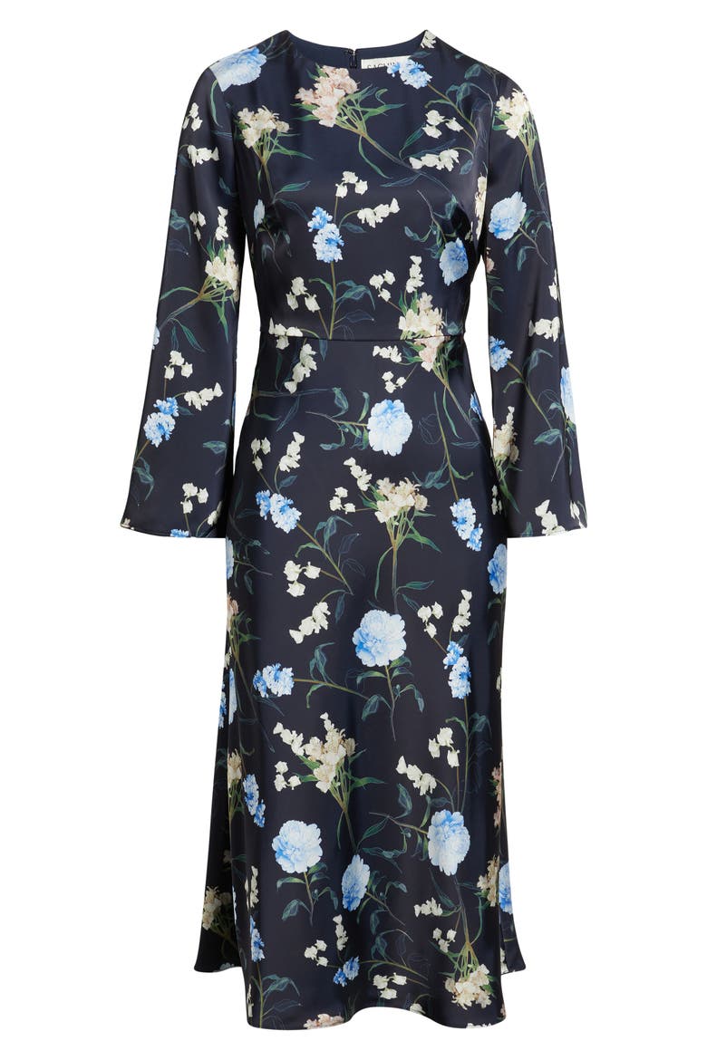Tyra Floral Long Sleeve Gown