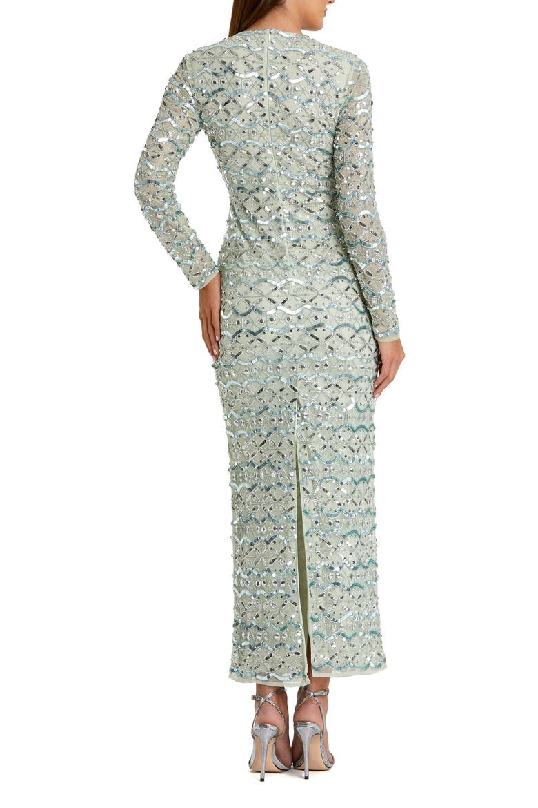 Long sleeve Embellished Dress