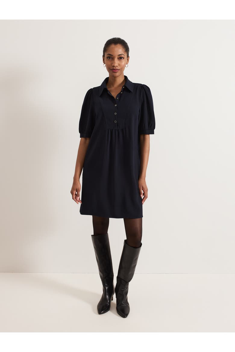 Claudia Button Swing Mini Dress