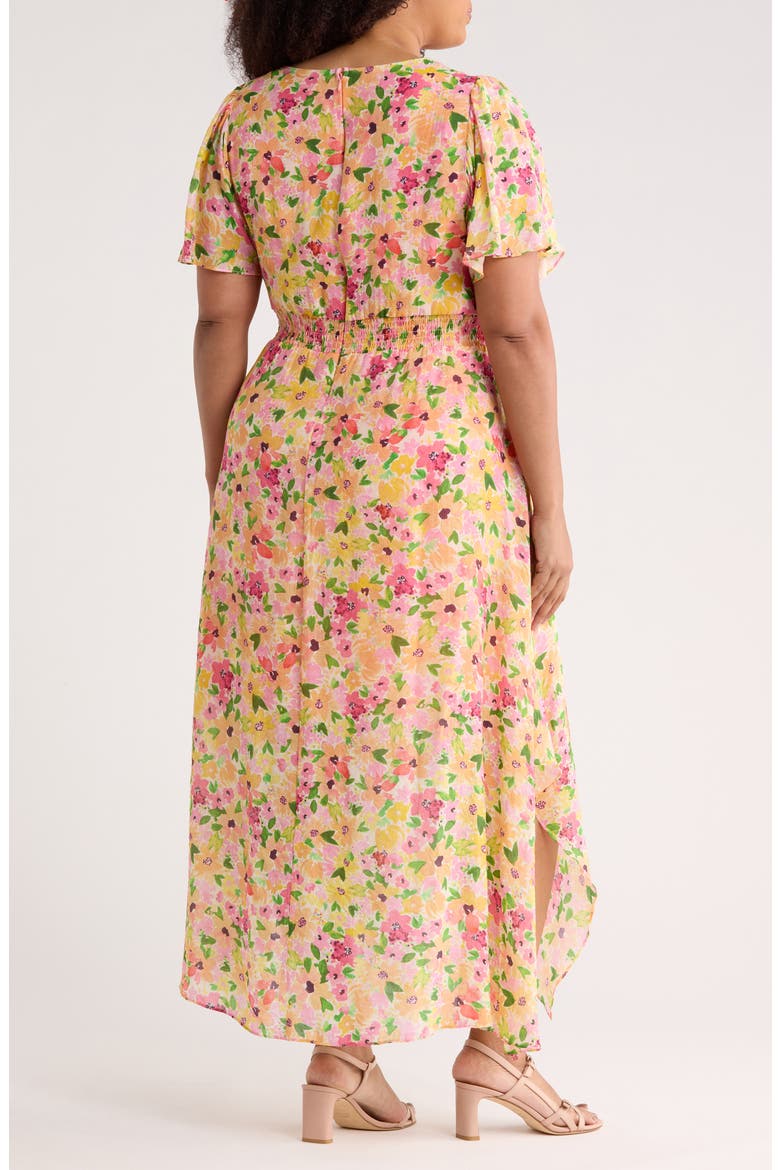 Smocked Waist Maxi Dress
