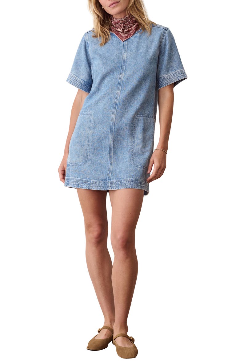 Izzy Denim Shift Minidress