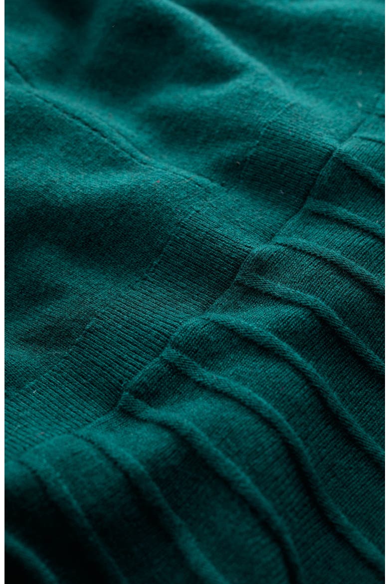 Folk Song Rib Midi Sweater Dress