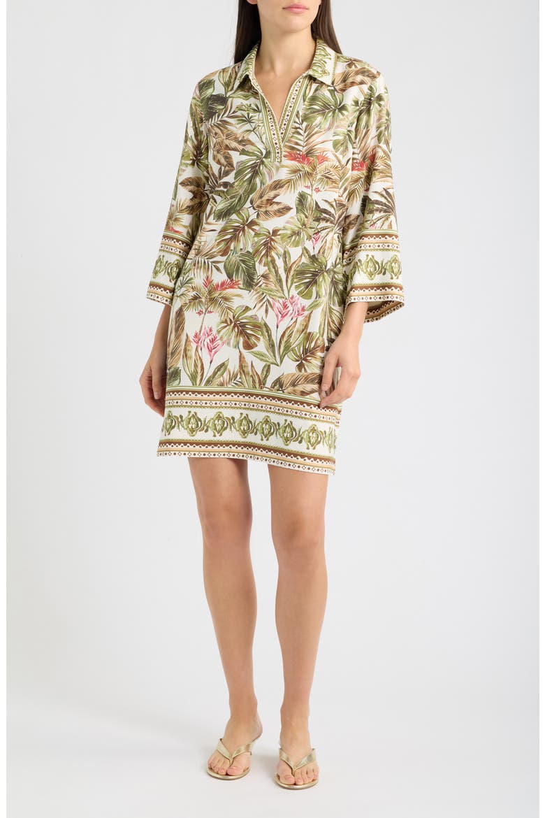 Fuji Hidden Coast Silk Shift Dress
