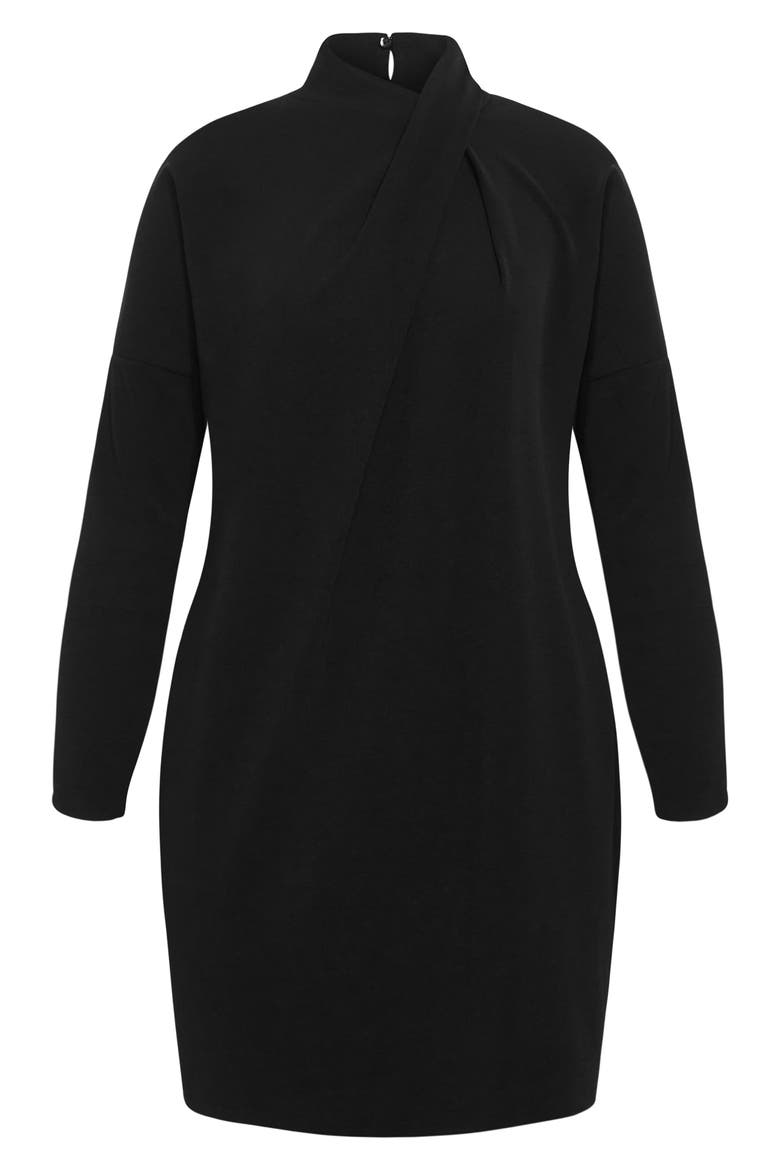 Swirl Long Sleeve Minidress