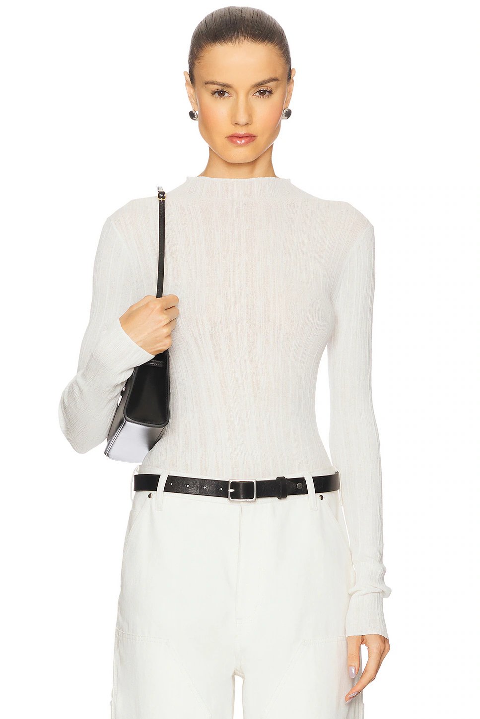 A.L.C. Hugh Top in Bright White - Image 1