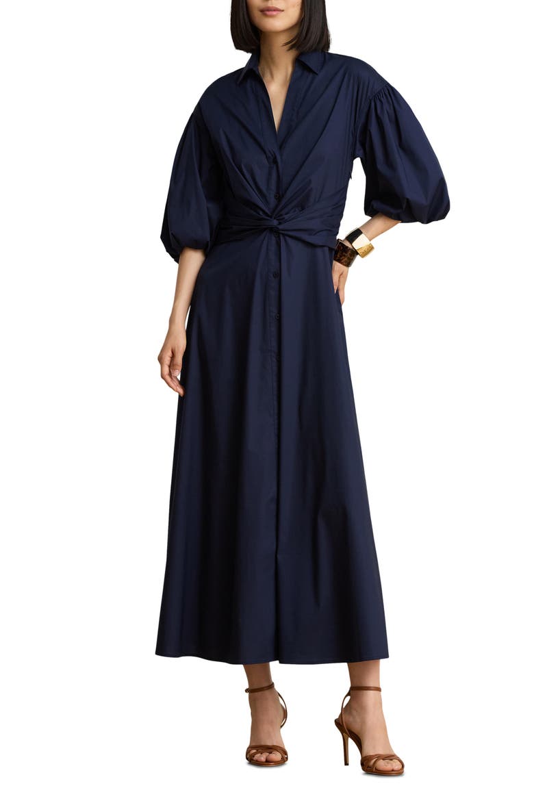 Poplin Midi Shirtdress