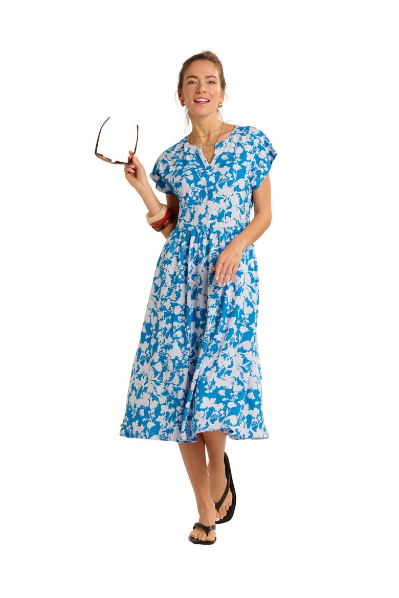 Ranieli Floral Print Midi Dress