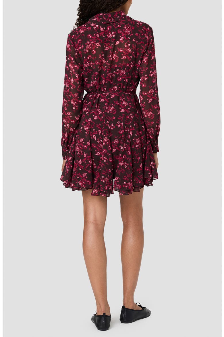 Marina Silky Long Sleeve Minidress