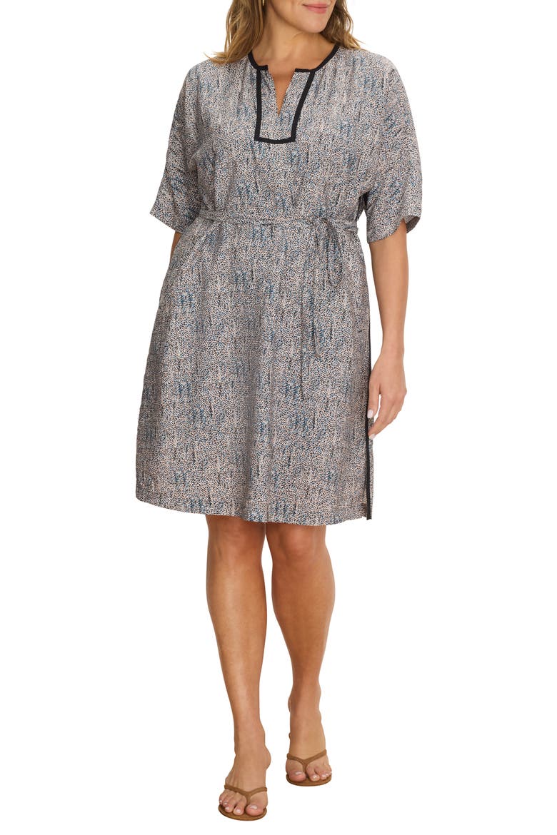 Sun Speckle Devon Trimmed Dress