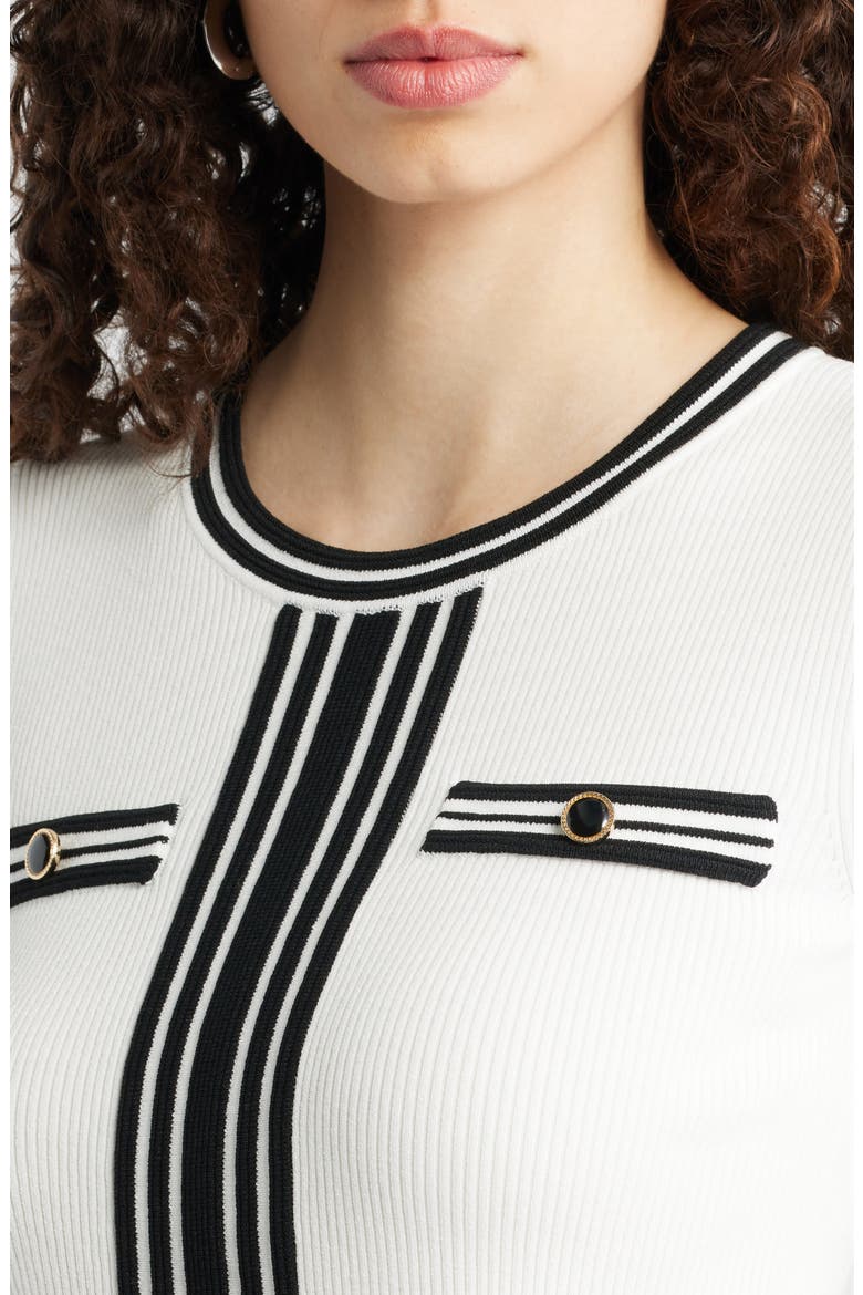 The Mave Mixed Media Sweater Dress