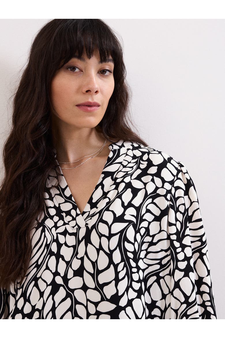 Milicia V-Neck Printed Mini Tunic Dress