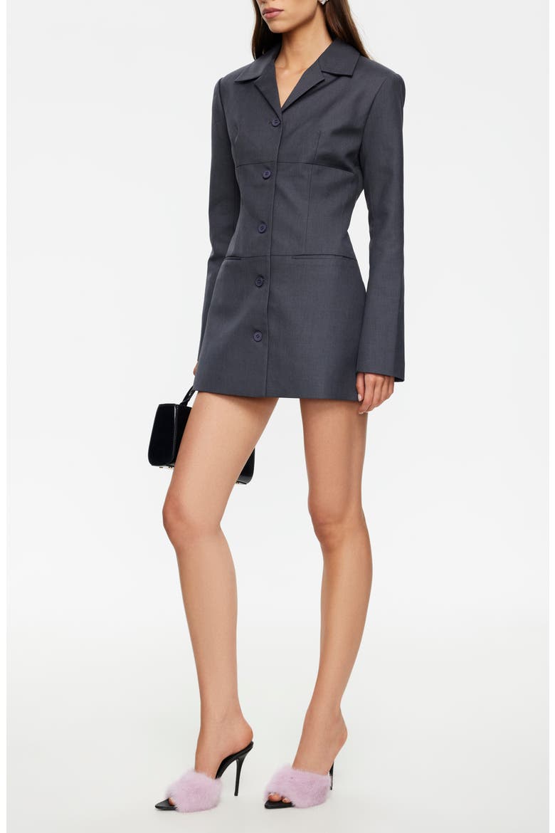 Carmela Long Sleeve Mini Coat Dress