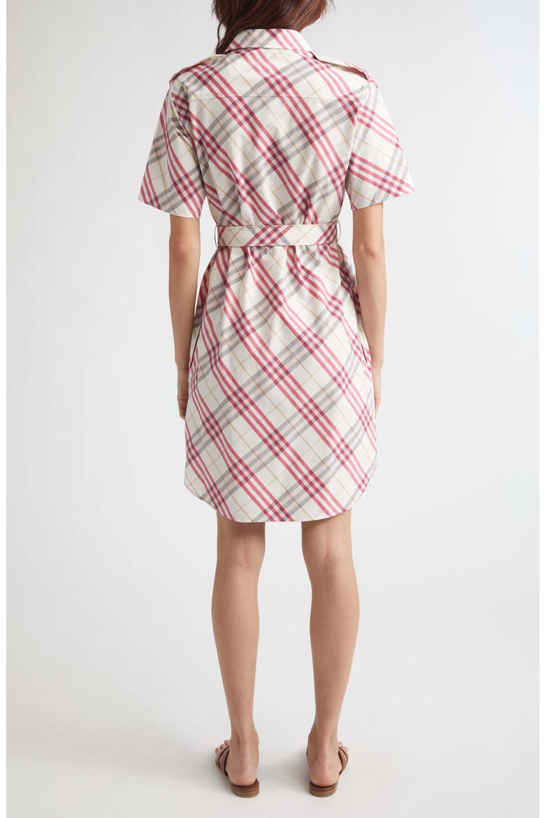 Georgina Check Belted Shirtdress