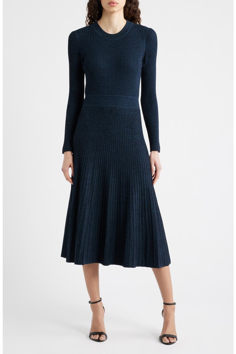 The Sandra Long Sleeve Sweater Dress