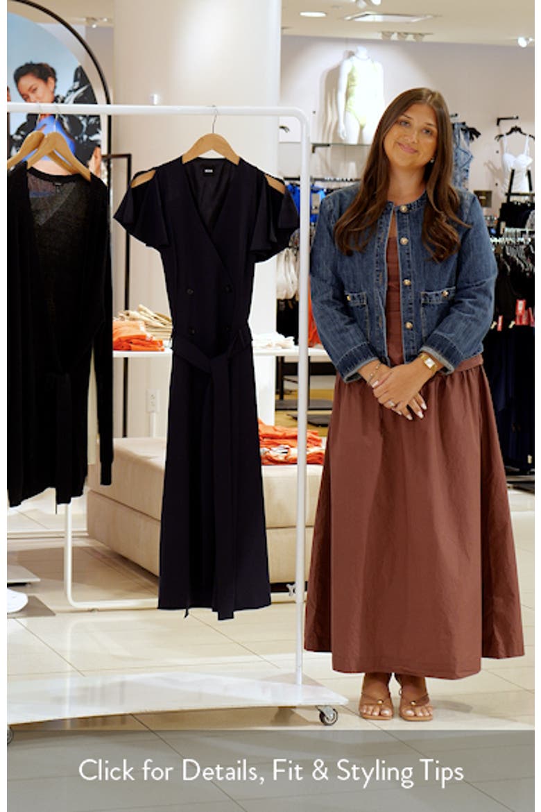Datrena Trench Midi Dress
