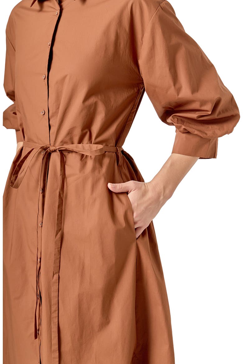 Flared Cotton Midi Dress