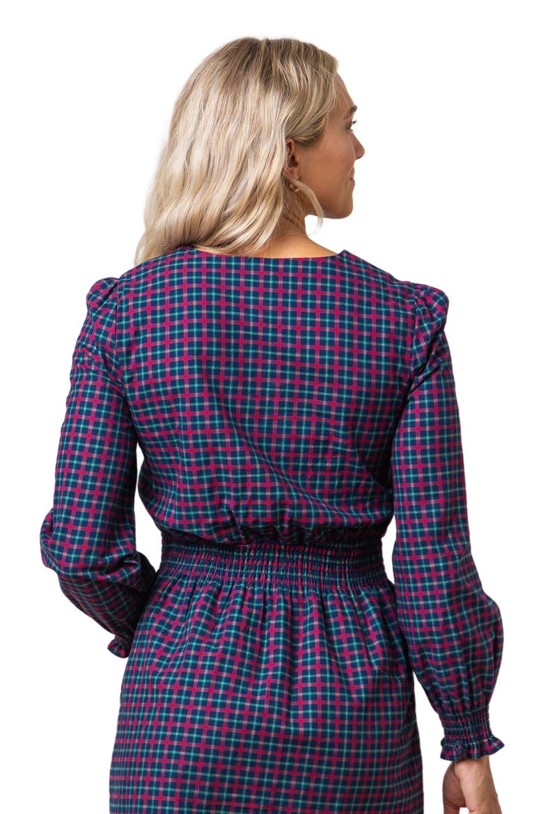 Women's Smocked Keyhole Dress