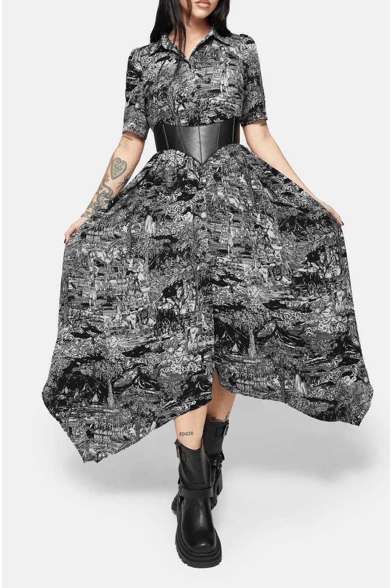 Nara Boudicca Printed Shirt Dress