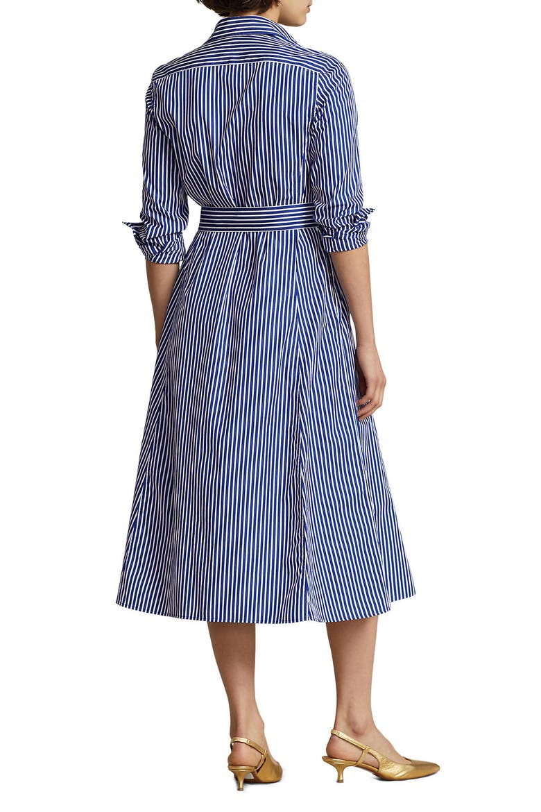 Ashton Long Sleeve Tie Waist Shirtdress