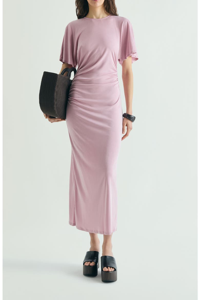Cupro Dress Gathers