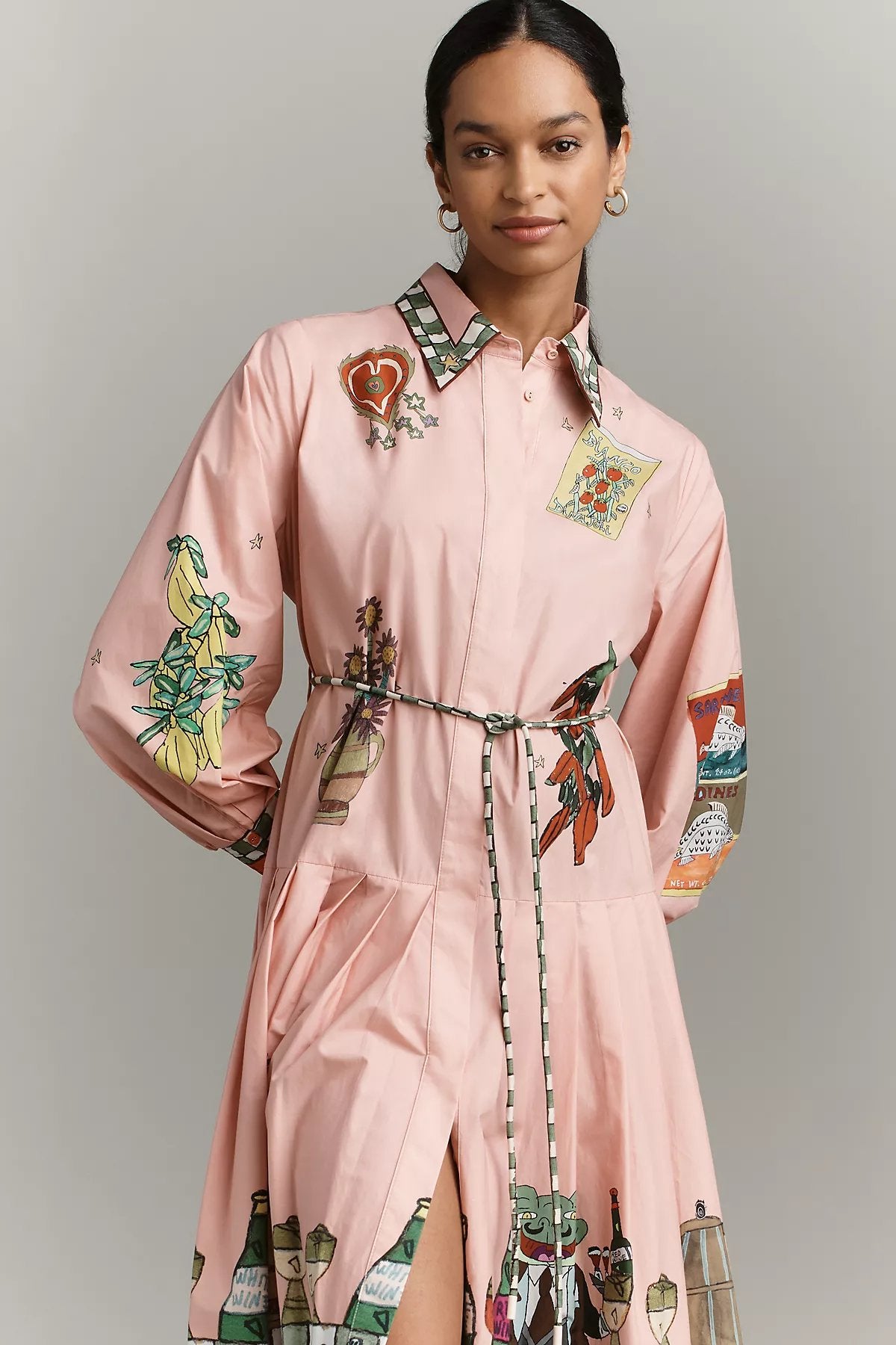 ALÉMAIS Contessa Cotton Midi Shirt Dress - Image 3