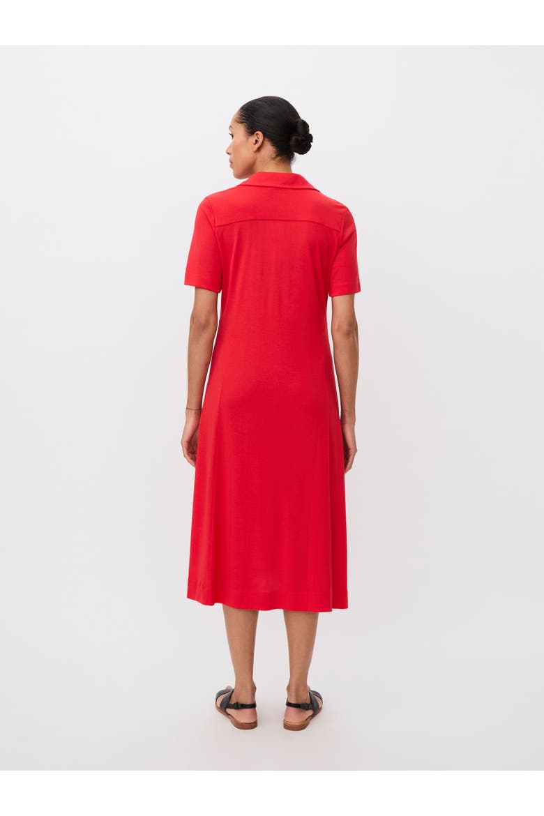 MaNirithis Button-Front Shirt Midi Dress