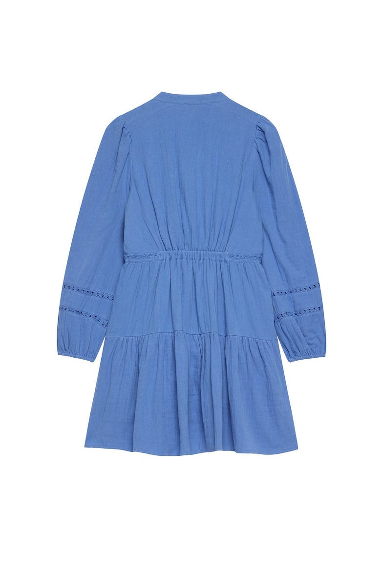 Cotton Cheesecloth Mini Dress