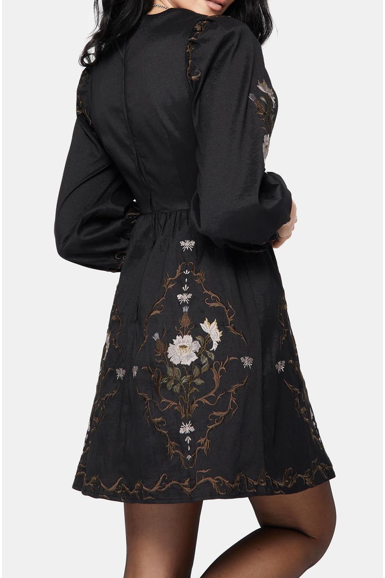Puff Sleeve Mini Dress