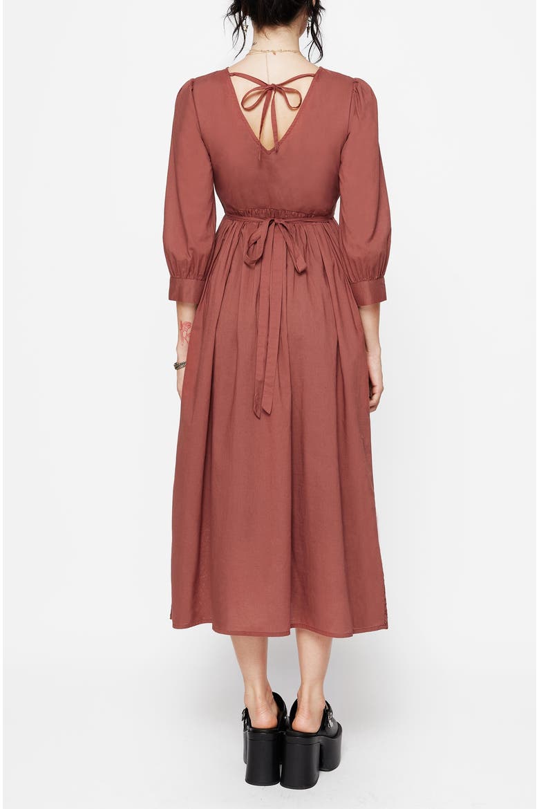 Cavern Cotton Broderie Midi Dress