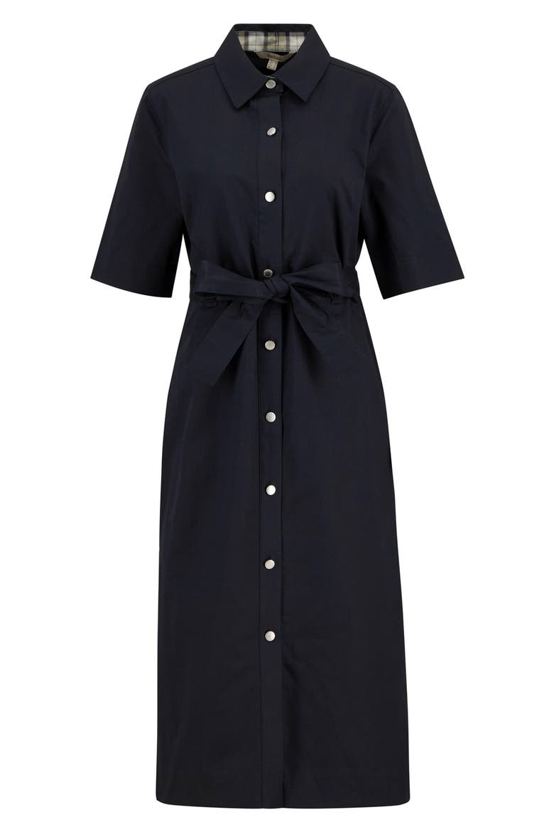 Sloane Tie Waist Midi Shirtdress