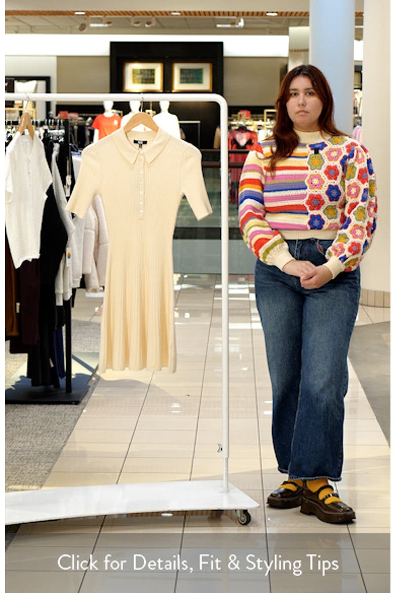 Olie Rib Polo Sweater Dress