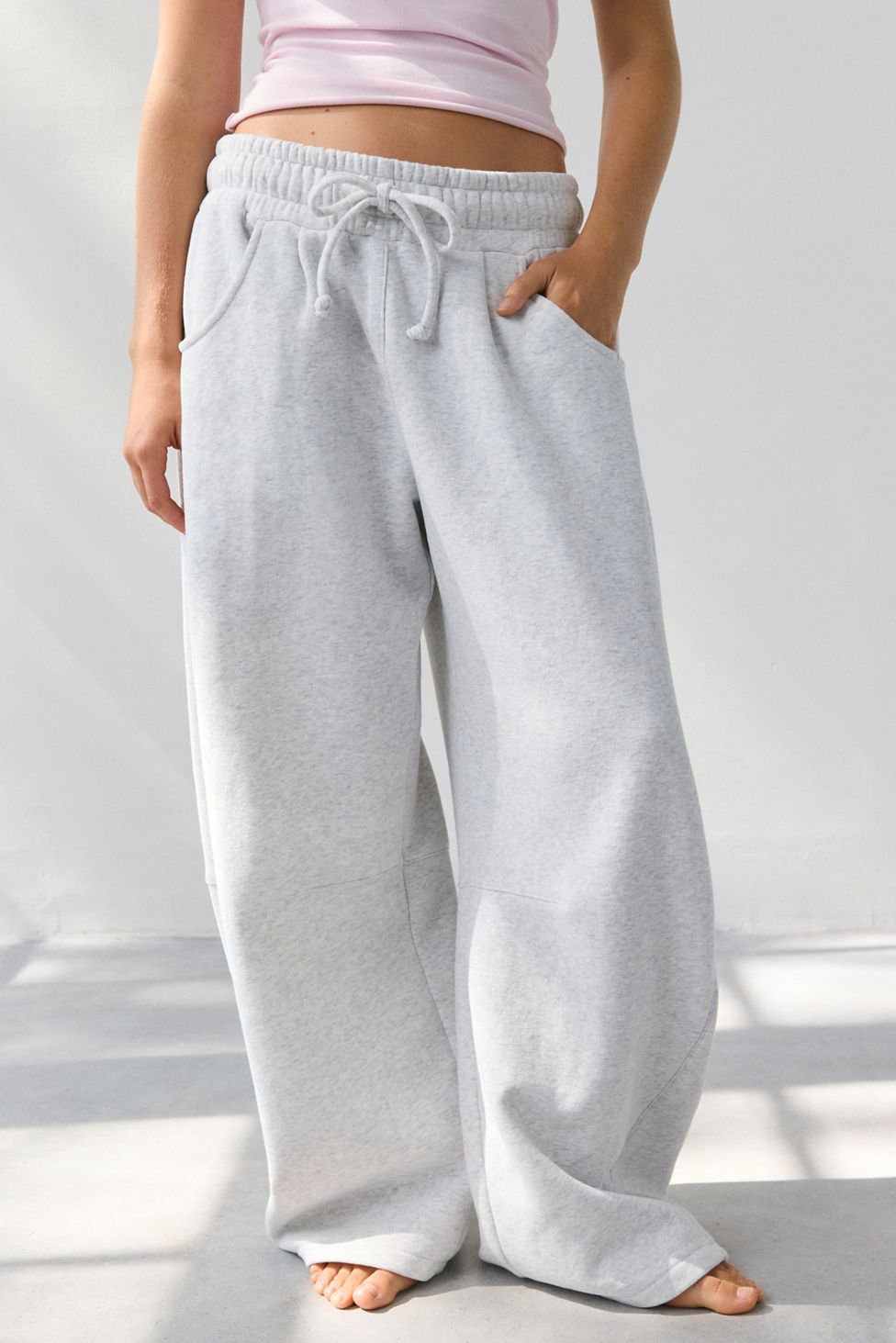 Out From Under Essential Barrel Leg Full Length Sweatpants