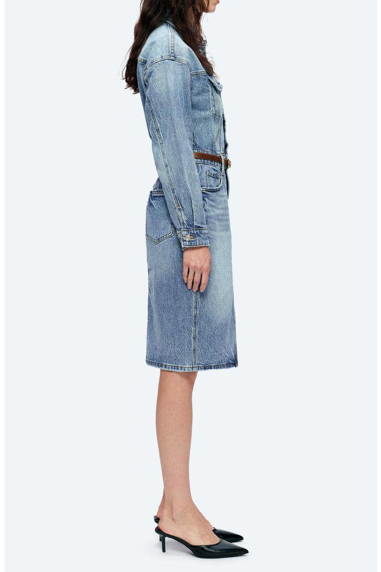 Doris Long Sleeve Denim Shirtdress