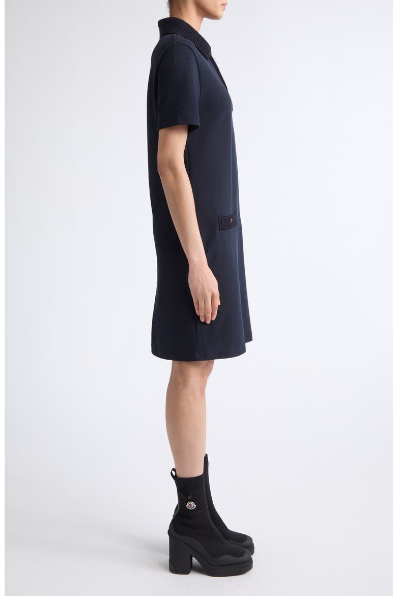 Cotton Piqué Polo Minidress