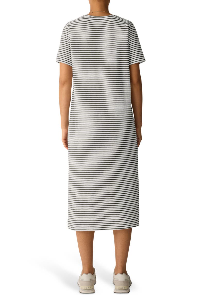 Stripe T-Shirt Midi Dress