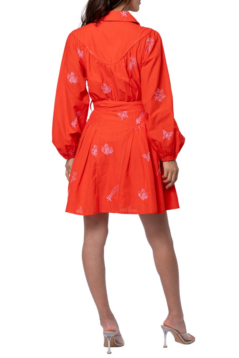 Zephyr Long Sleeve Minidress