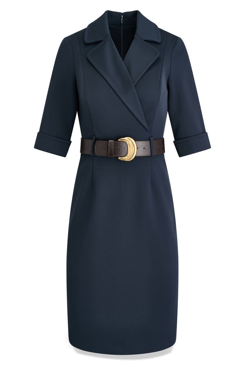 Belted Sheath Dress