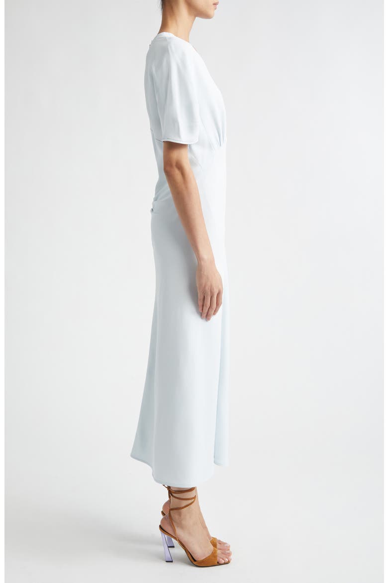 Gathered Detail Midi Dress