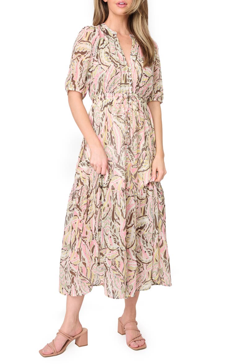 Kira Drawstring Maxi Dress